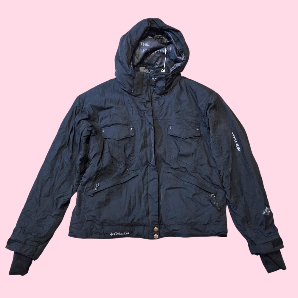 Columbia Women's Black Ski Jacket with Hood